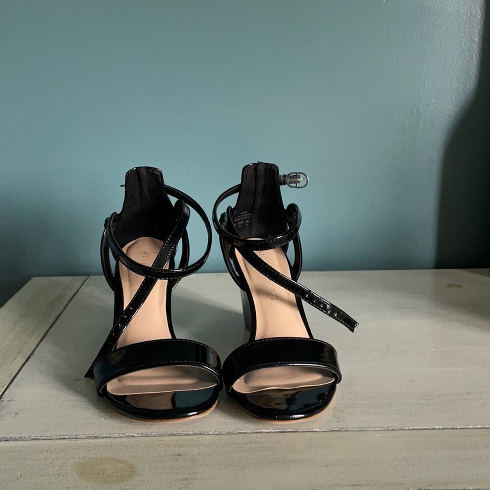 Kelly and Katie black heels